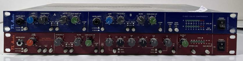 AUDIO EQUIPMENT - TL AUDIO C-2021 COMPRESSOR / 3051 VOICE PROCESSOR.