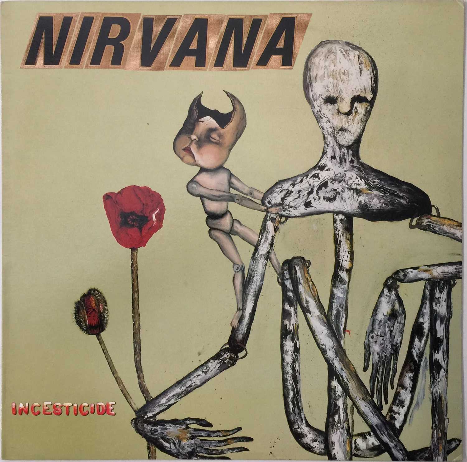 NIRVANA - INCESTICIDE LP (ORIGINAL US 1992 BLUE SWIRL PRESSING - GEFFEN DGC-24504) - Image 2 of 5