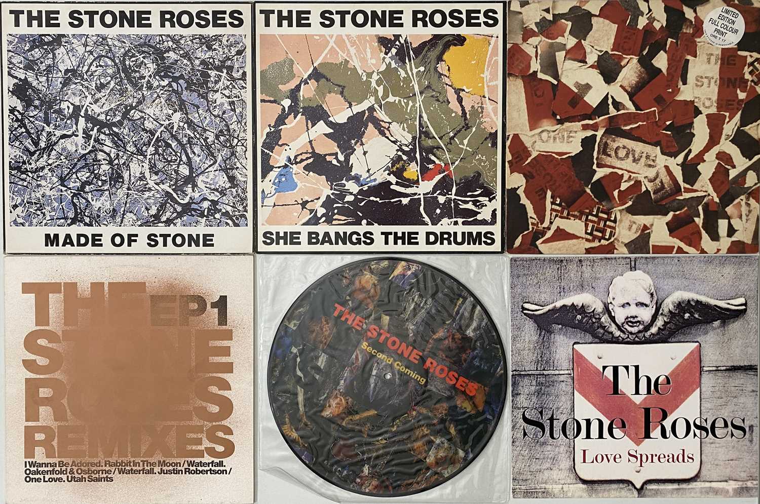 THE STONE ROSES - LP/12" COLLECTION (PLUS SEALED AUSTRALIAN 7" PACK) - Image 2 of 3