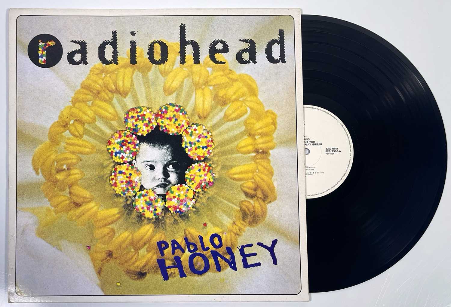 RADIOHEAD - PABLO HONEY LP (ORIGINAL UK COPY - PARLOPHONE PCS 7360)