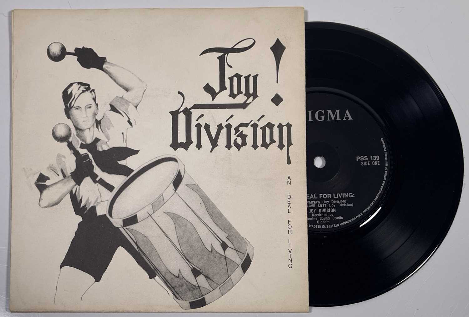 JOY DIVISION - AN IDEAL FOR LIVING 7" (ORIGINAL UK RELEASE - ENIGMA RECORDS - PSS 139) - Image 3 of 5