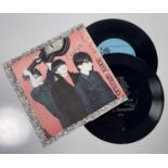 ORANGE JUICE - FALLING AND LAUGHING 7" (SIGNED ORIGINAL UK COPY W/ FLEXI - POSTCARD 80-1).