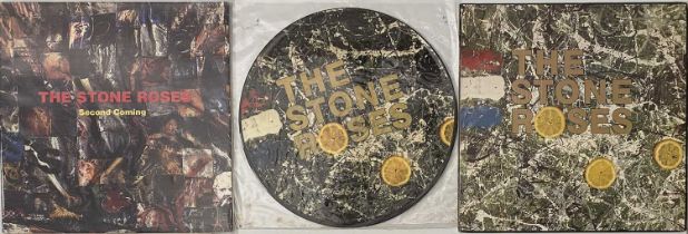 THE STONE ROSES - SELF TITLED/SECOND COMING LPs COLLECTORS' BUNDLE