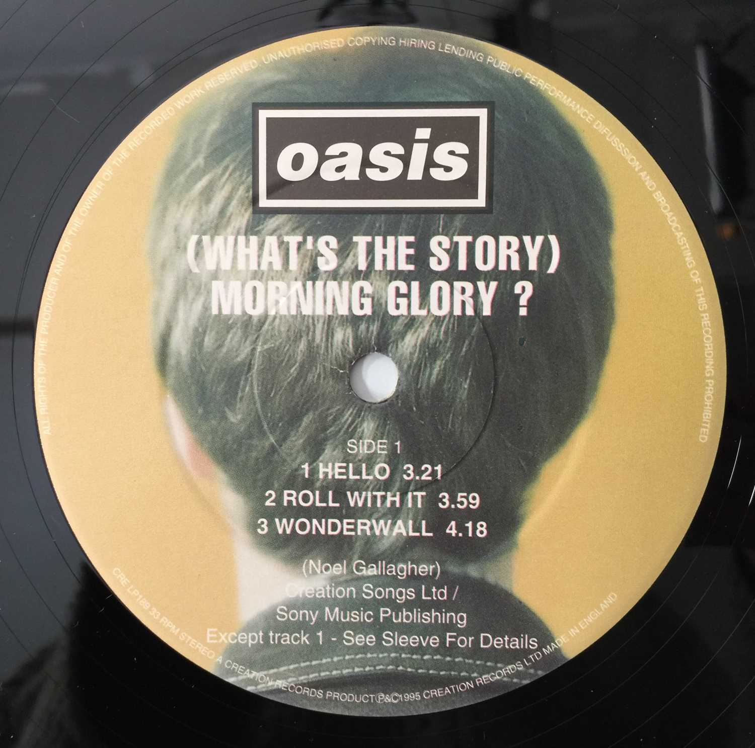 OASIS - (WHAT'S THE STORY) MORNING GLORY? LP (ORIGINAL UK COPY - CREATION CRE LP 189) - Image 7 of 7