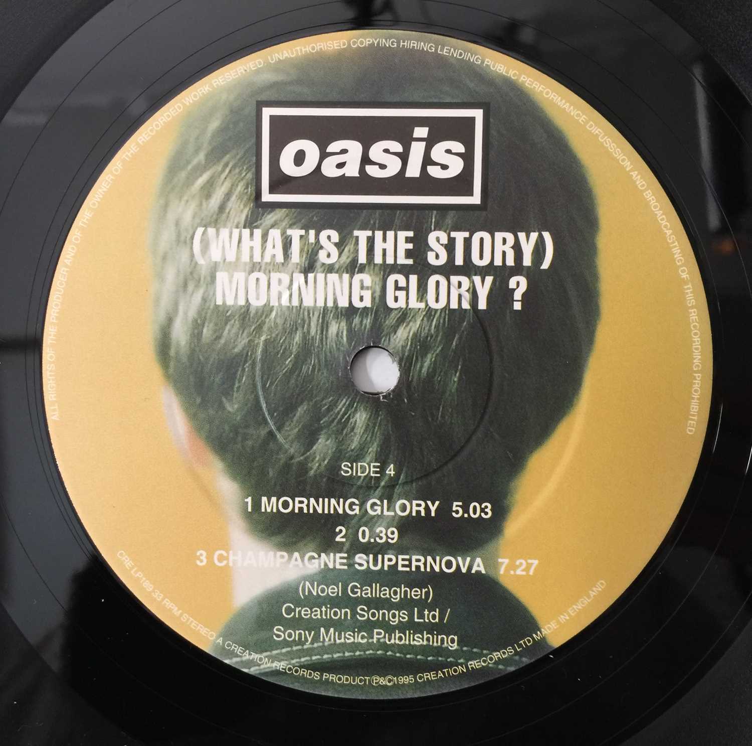 OASIS - (WHAT'S THE STORY) MORNING GLORY? LP (ORIGINAL UK COPY - CREATION CRE LP 189) - Image 4 of 7