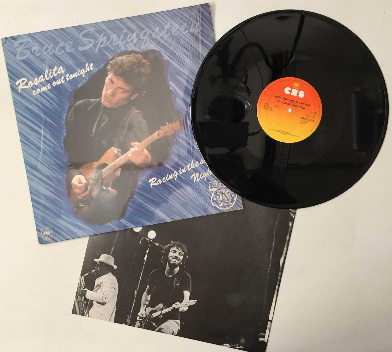 BRUCE SPRINGSTEEN - ROSALITA (COME OUT TONIGHT) 12" MAXI (COMPLETE ORIGINAL EU COPY WITH POSTER - CB - Image 4 of 6