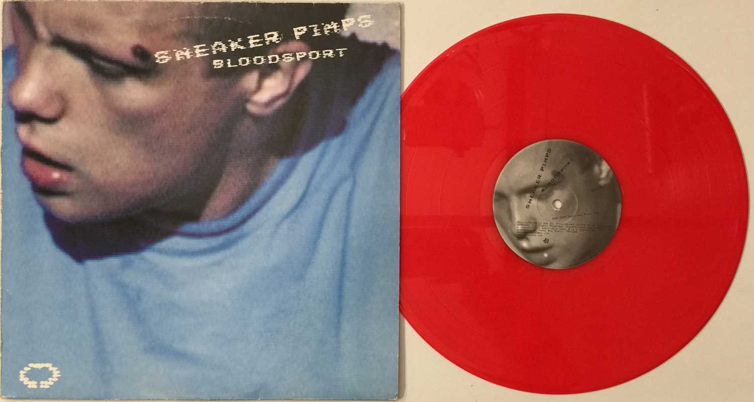 SNEAKER PIMPS - BLOODSPORT LP (ORIGINAL EU 2002 RED VINYL PRESSING - TOMMY BOY TBV 1532)