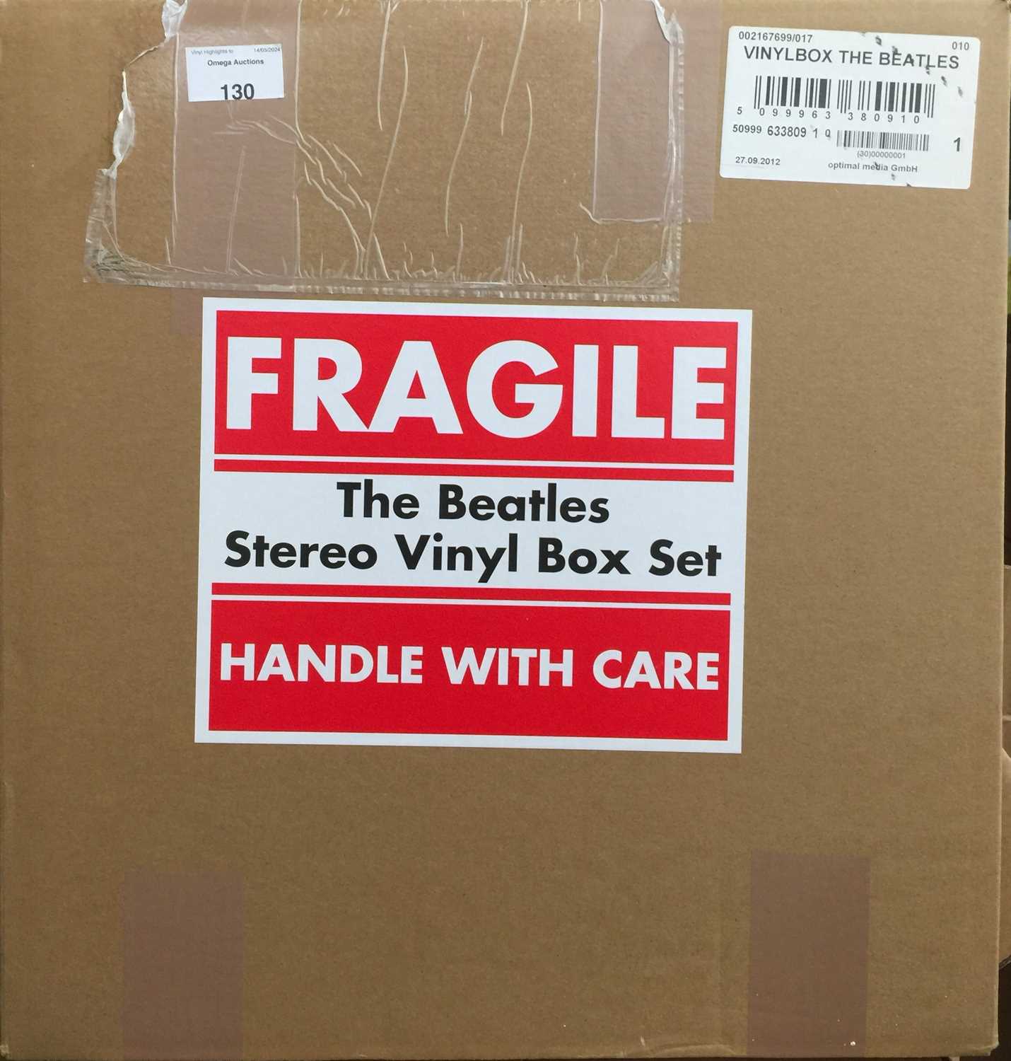 THE BEATLES - THE BEATLES LP BOX SET (14 ALBUM 'ORIGINAL STUDIO RECORDINGS' - 5099963380910)