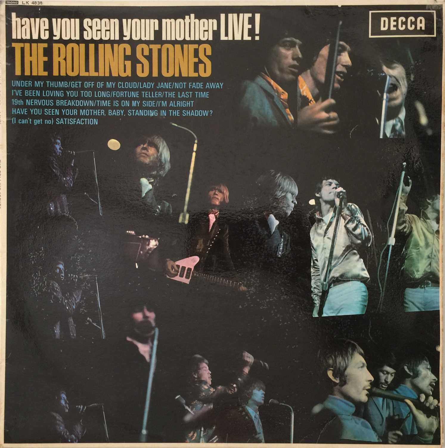 THE ROLLING STONES - HAVE YOU SEEN YOUR MOTHER - LIVE! LP (MONO LK 4838) - Image 2 of 5