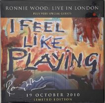 RONNIE WOOD - I FEEL LIKE PLAYING - LIVE IN LONDON 19 OCTOBER 2010 LP BOX SET (SHPRWLPBOX1)
