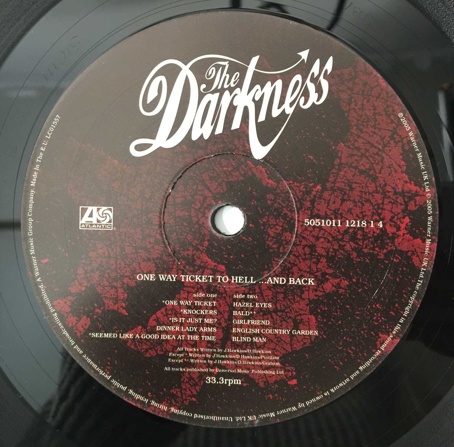 THE DARKNESS - ONE WAY TICKET TO HELL LP (5051011 1218 1 4) - Image 4 of 5