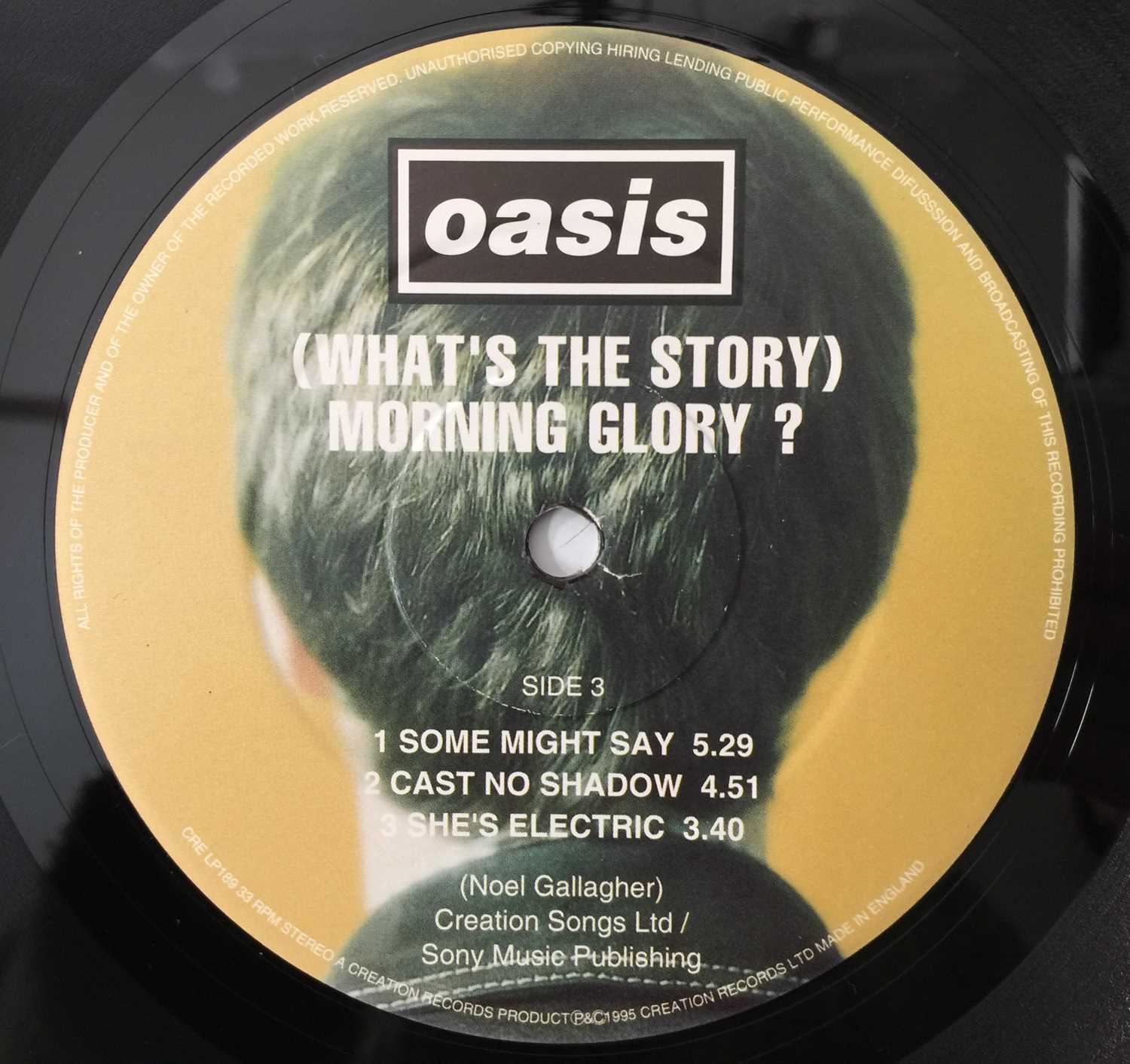 OASIS - (WHAT'S THE STORY) MORNING GLORY? LP (ORIGINAL UK COPY - CREATION CRE LP 189) - Image 5 of 7