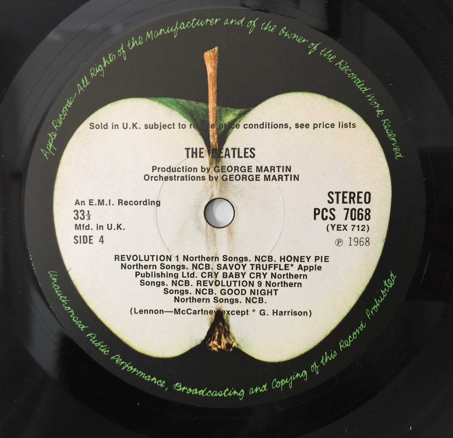 THE BEATLES - WHITE ALBUM LP (UK STEREO TOP LOADING COPY - PCS 7067/8) - Image 10 of 10