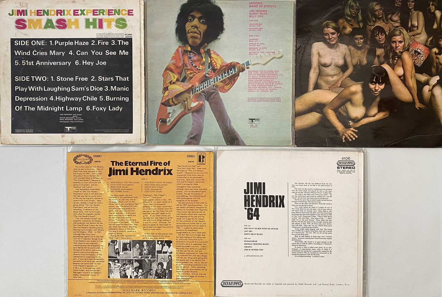 JIMI HENDRIX - LP PACK (INC RARITIES) - Image 2 of 2