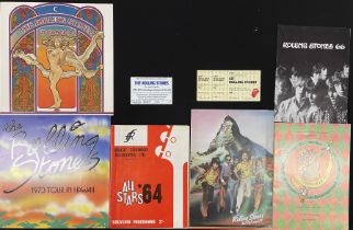 THE ROLLING STONES - 1960S AND 70S PROGRAMME AND TICKET COLLECTION.