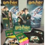 A large collection of Harry Potter movie advertising and point of sale pieces from various Potter