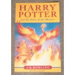 Advertising card poster for Harry Potter and The Order of the Phoenix. CAN NOT POST Hx98cm Wx62cm