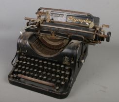 An Olympia 8 typewriter, made in Germany by Olympia BÃ¼romaschinen-Werke A.G