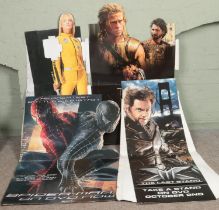A large collection of movie advertising and point of sale cut outs including examples from X-Men The