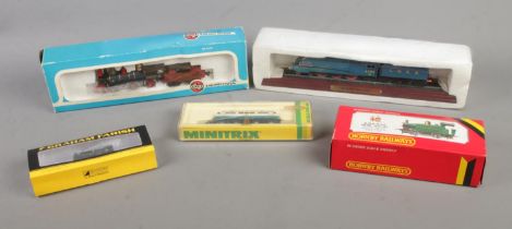 A collection of boxed model railway locomotives to include Graham Farish, Airfix Union Pacific