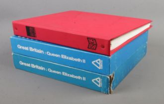 Three near complete albums of British stamps including two Collecta Queen Elizabeth II examples.