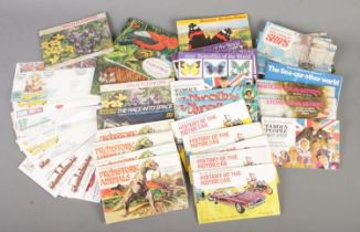 A collection of complete Brooke Bond Tea picture card albums. Including Wild Flowers, The Saga of