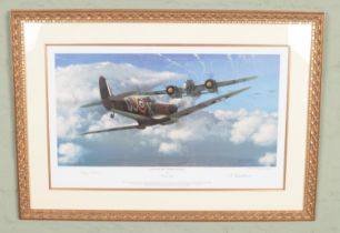 A framed limited edition Philip E.West 'Against All Odds â€“ The Battle of Britain' artists proof