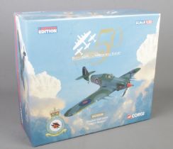 A boxed Corgi limited edition Battle of Britain Memorial Flight 1957-2007 Hawker Hurricane "Night