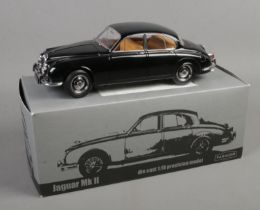 A boxed Paragon Models 1/18 scale Daimler 250 V8 250. Boxed not matching. The box is for a Jaguar Mk