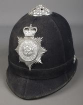 A West Riding Constabulary police helmet.