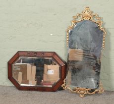 Two wall mirrors to include gilt framed PeerArt example.