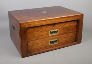 A large Viner and Hall twelve place canteen of cutlery, set within a Wellington style case. With