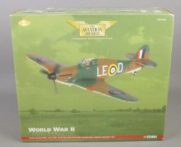 A boxed limited edition Corgi 'The Aviation Archive' 1:72 scale diecast model plane. World War II