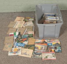 A large quantity of cigarette cards and Brooke Bond tea card album including wills and players