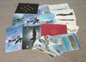A collection of RAF, The Red Arrows & aviation related photos, posters, calendars etc.