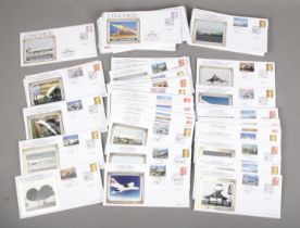 A collection of approx. 100 Benham First Day Covers titled Farewell Concorde. Includes several