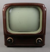 A vintage Bush Type TV 62 bakelite cased television receiver.