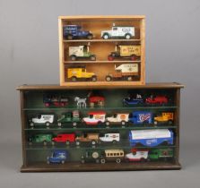 A collection of diecast vehicles including Oxford Diecast, Lledo and matchbox mostly unboxed