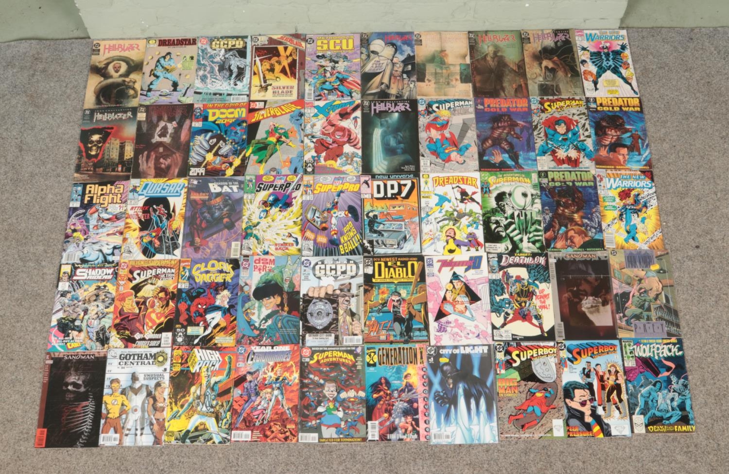 A very large collection of assorted comics, mainly late 90's and 2000's. To include Marvel and DC