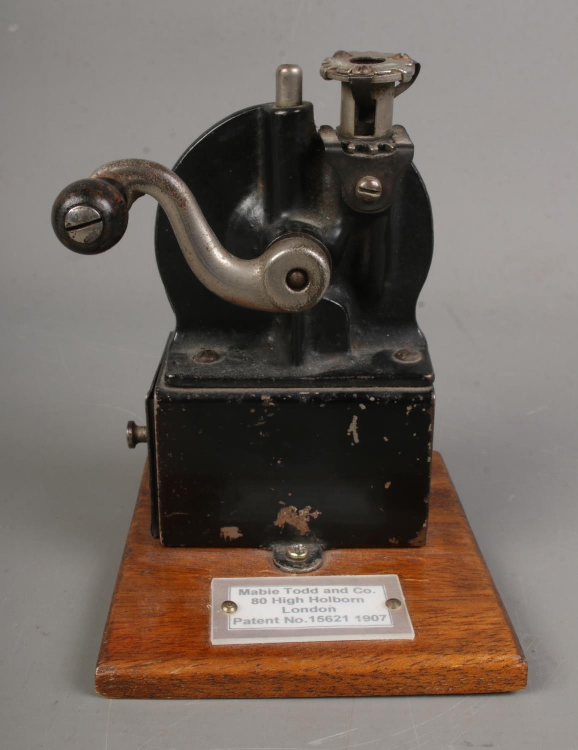 An early 20th century Mabie Todd & Co mechanical pencil sharpener. - Image 2 of 2