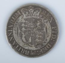 A George III silver half crown dated for 1817.