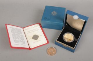 A collection of commemorative coins to include boxed Royal Mint Queen Elizabeth Diamond Jubilee,