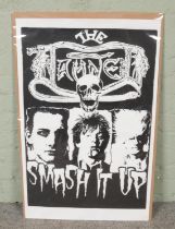 A Damned 'Smash It Up' poster. (94cm x 61cm)