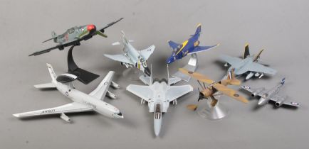 A collection of Corgi die-cast aircraft, for repair. To include AA34901 Messerschmitt, AA33203