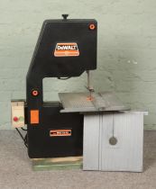 A Dewalt BS/1310 band saw, with spare blades.