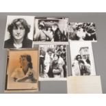 A quantity of mostly John Lennon related photographs.