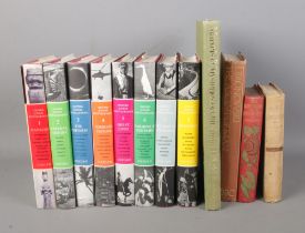 A collection of vintage and antique books to include Oxford Junior Encyclopedia 1-8, H.A Page Animal