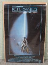 A Star Wars 'Return Of The Jedi' film poster. (94cm x 64cm)