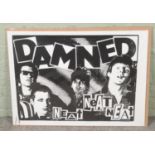A Damned 'Neat Neat Neat' poster. (60cm x 83cm)