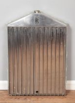 A vintage Rolls Royce radiator and grill. With original plaques to the back for Serck Radiators